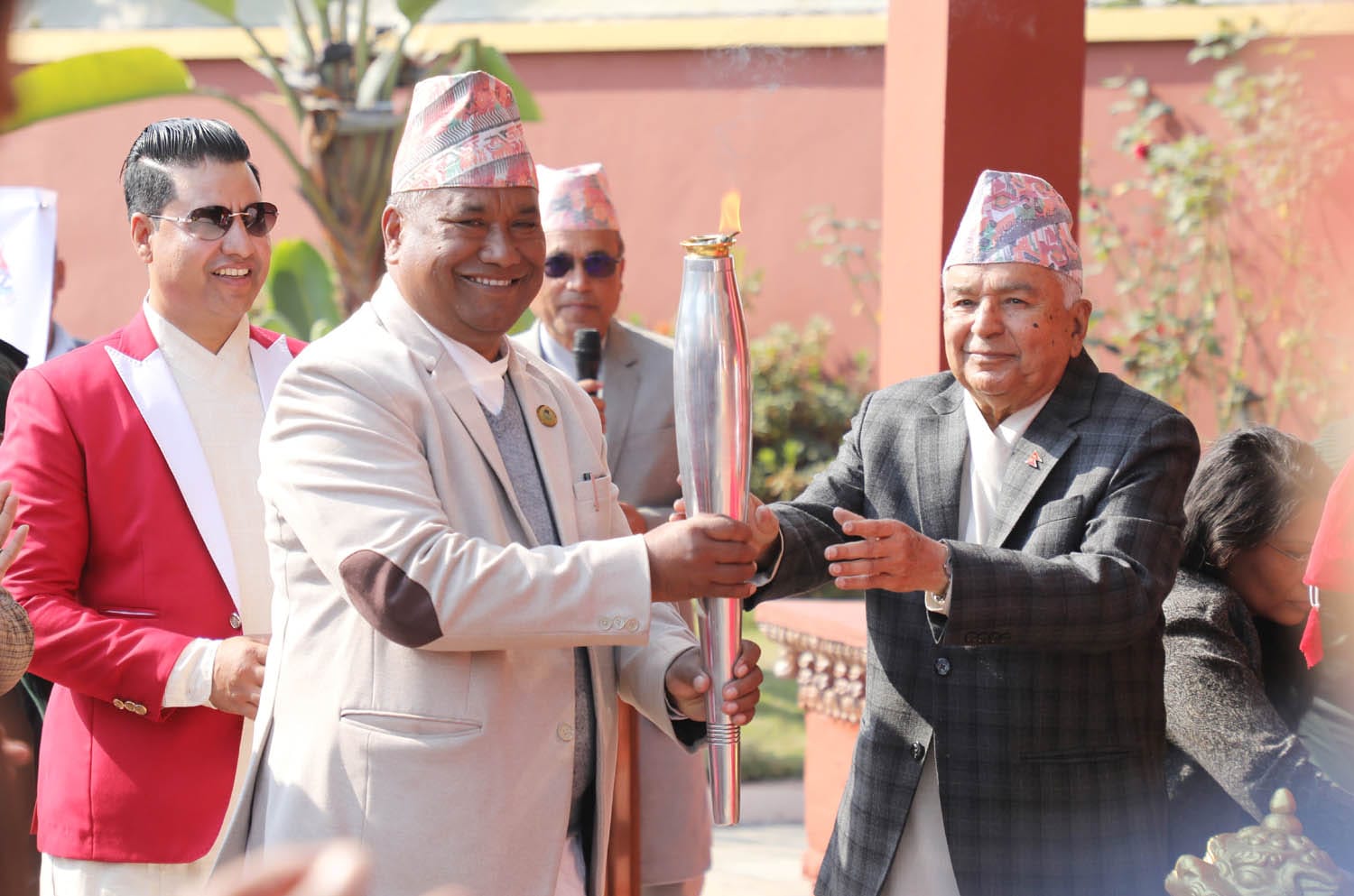 राष्ट्रपति पौडेलद्वारा किन्डर ओलम्पिकको मस्कट अनावरण