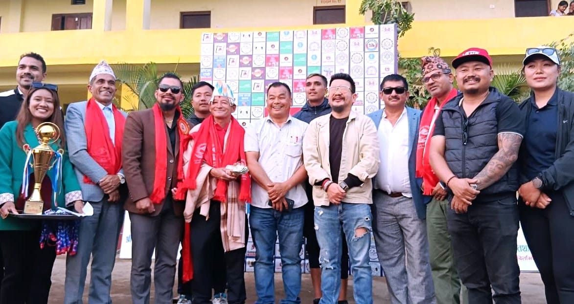 झापामा भलिबल प्रशिक्षक राई सम्मानित