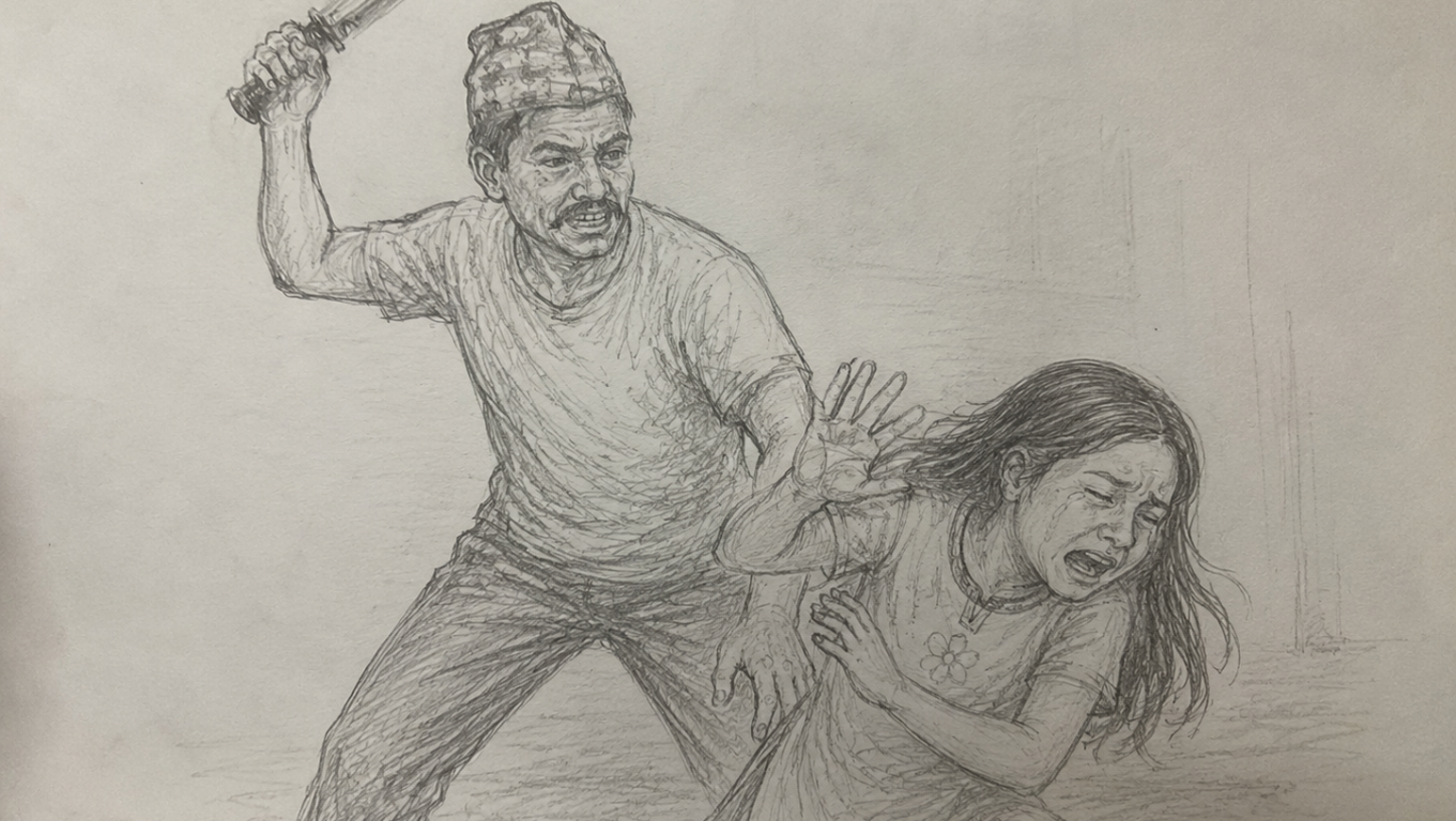 मामाद्वारा भान्जीमाथि खुकुरी प्रहार