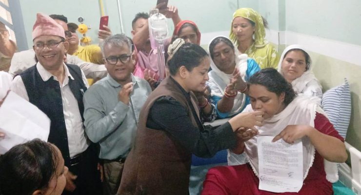 रुबी खान र सरकारबीच ५ बुँदे सहमति, २३ औँ दिनमा अनसन तोडियो