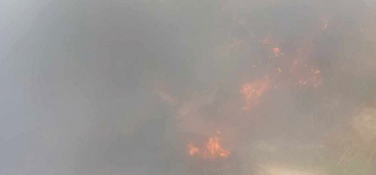 आगलागी हुँदा एक घर जलेर नष्ट 