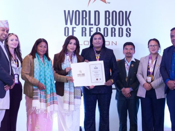तिलिचो तालमा आयोजना गरिएको रेस्लिङ वर्ल्ड बुक अफ रेकर्डमा