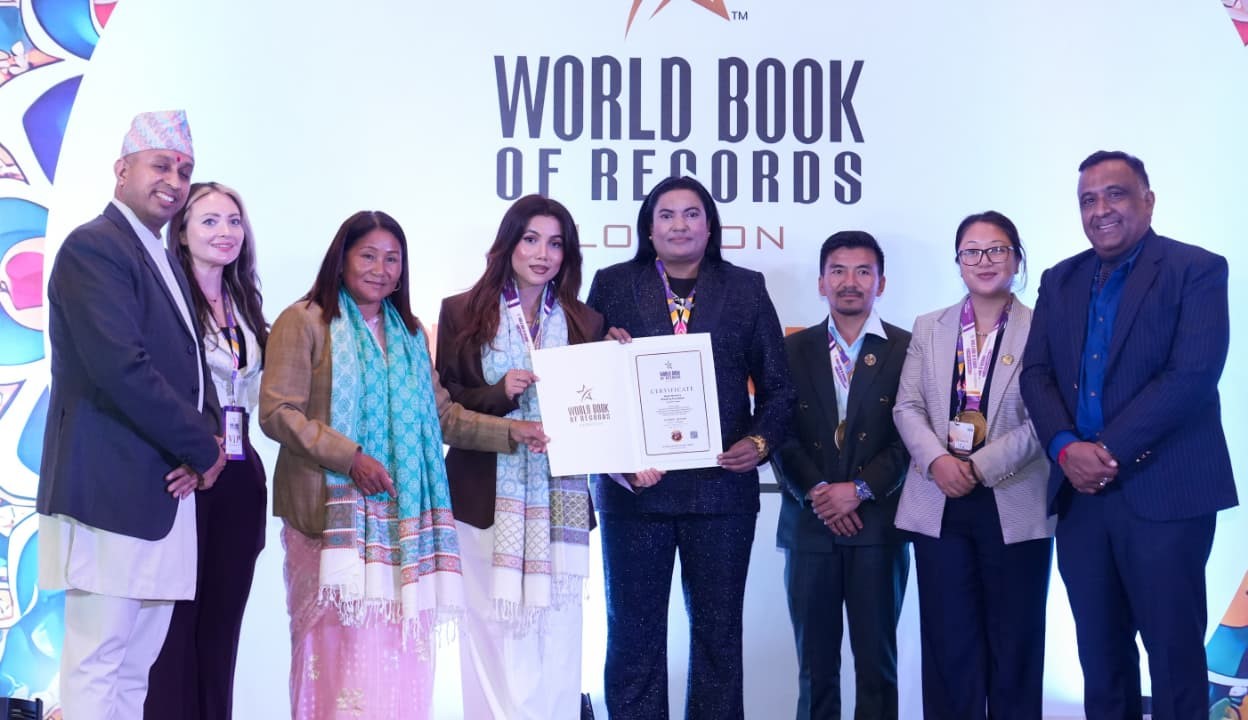 तिलिचो तालमा आयोजना गरिएको रेस्लिङ वर्ल्ड बुक अफ रेकर्डमा