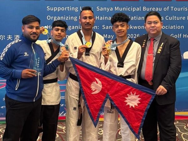 नेपाललाई तेक्वान्दोमा चार स्वर्ण