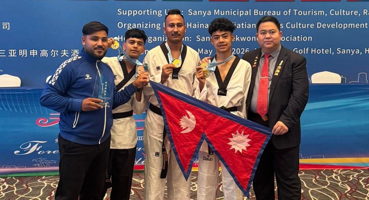नेपाललाई तेक्वान्दोमा चार स्वर्ण
