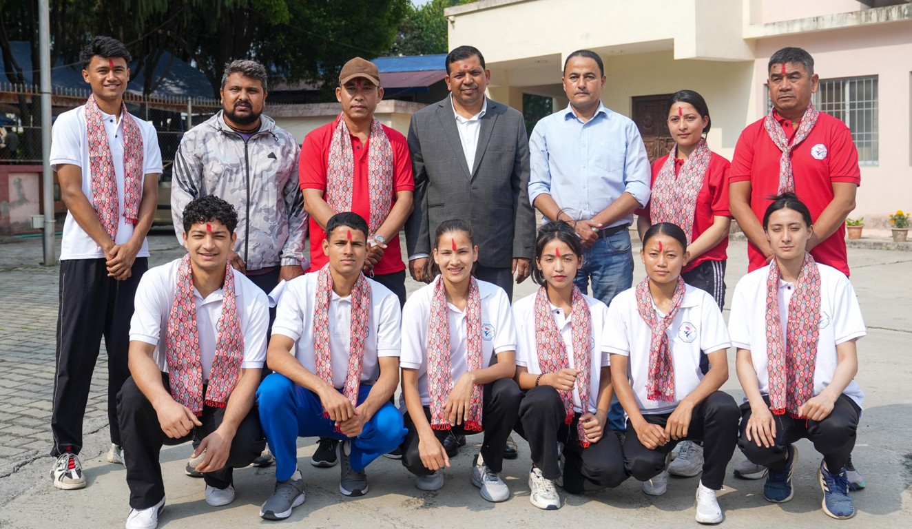 क्योरुगी तेक्वान्दो टोली मंगोलिया जाँदै