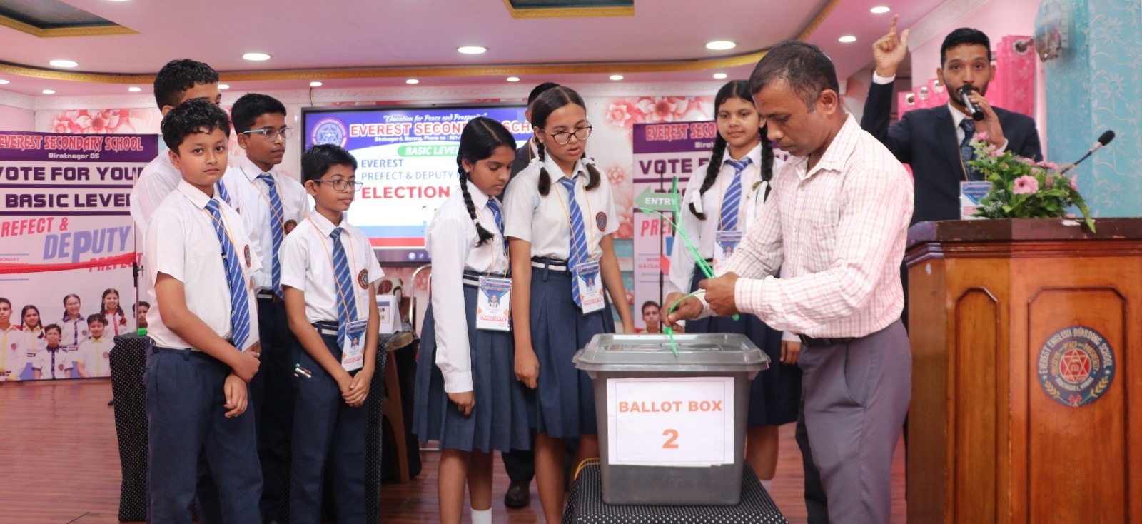 विद्यार्थीहरूको प्रमुख चयनका लागि निर्वाचन