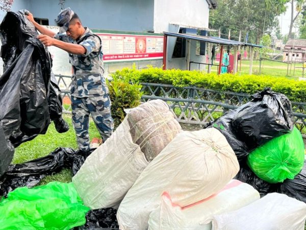  सप्तकोशीको बीच टापुबाट ४ सय ७५ केजी गाँजा बरामद