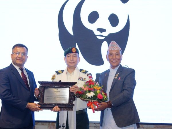 नेपाली सेनालाई विश्व वन्यजन्तु कोषको सम्मान