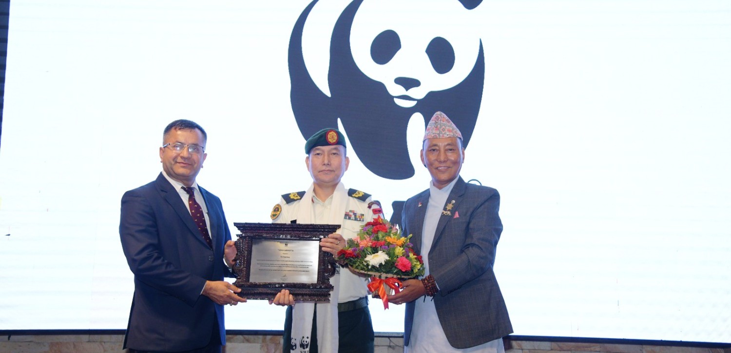 नेपाली सेनालाई विश्व वन्यजन्तु कोषको सम्मान