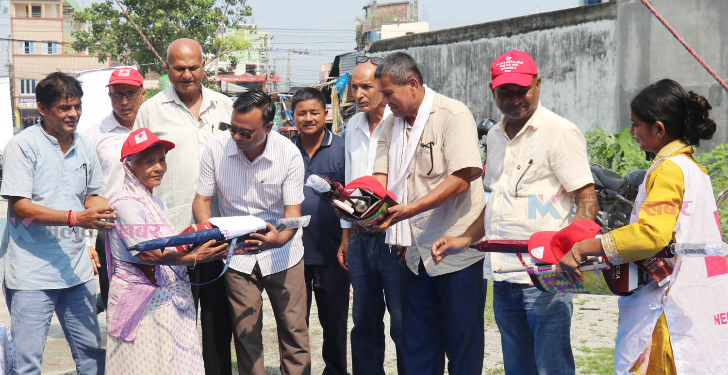 बढ्दो गर्मीमा रेडक्रसको सचेतना र राहत
