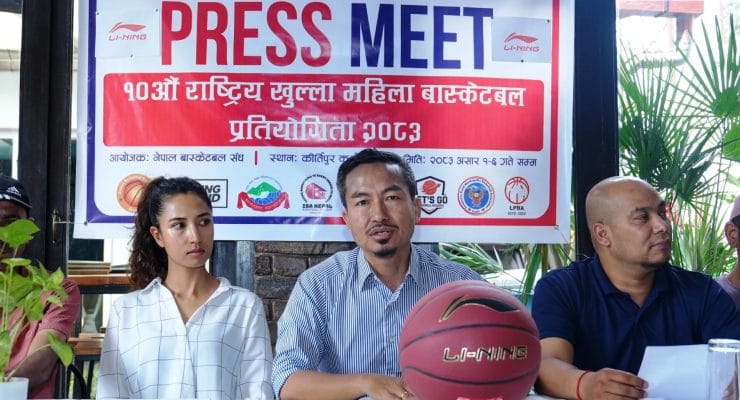 राष्ट्रिय खुला महिला बास्केटबल असार पहिलो सातादेखि