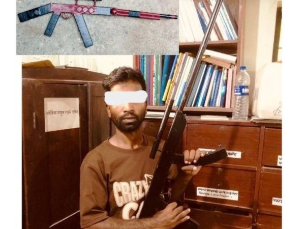 मुहर्रममा नक्कली हतियार देखाई त्रास फैलाउने एक युवक पक्राउ