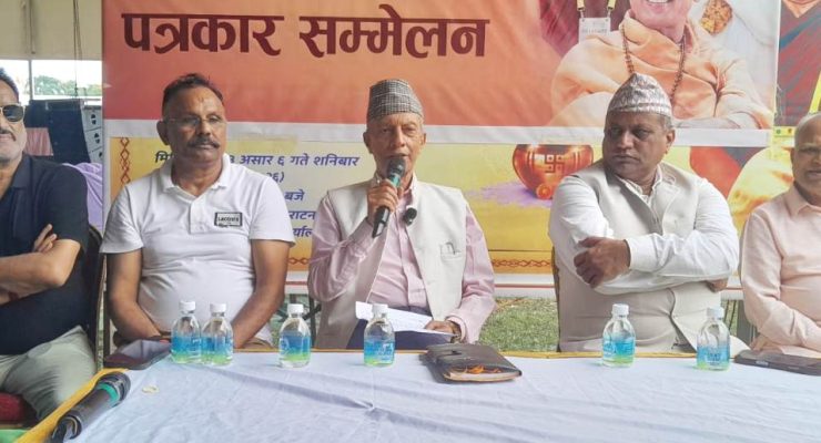 विराटनगरमा हिन्दु, बौद्ध र किराँत धर्मगुरु एउटै मञ्चमा देखिने
