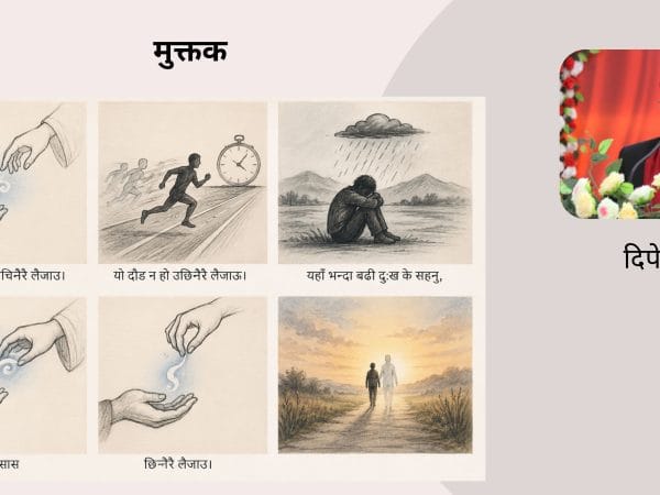 मुक्तक: दुई मुठी सास