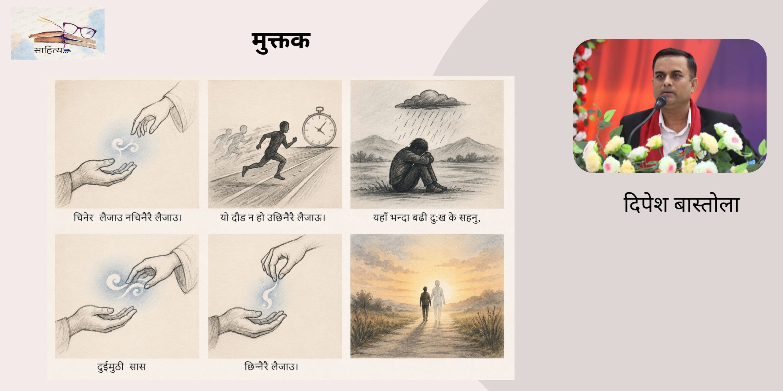 मुक्तक: दुई मुठी सास