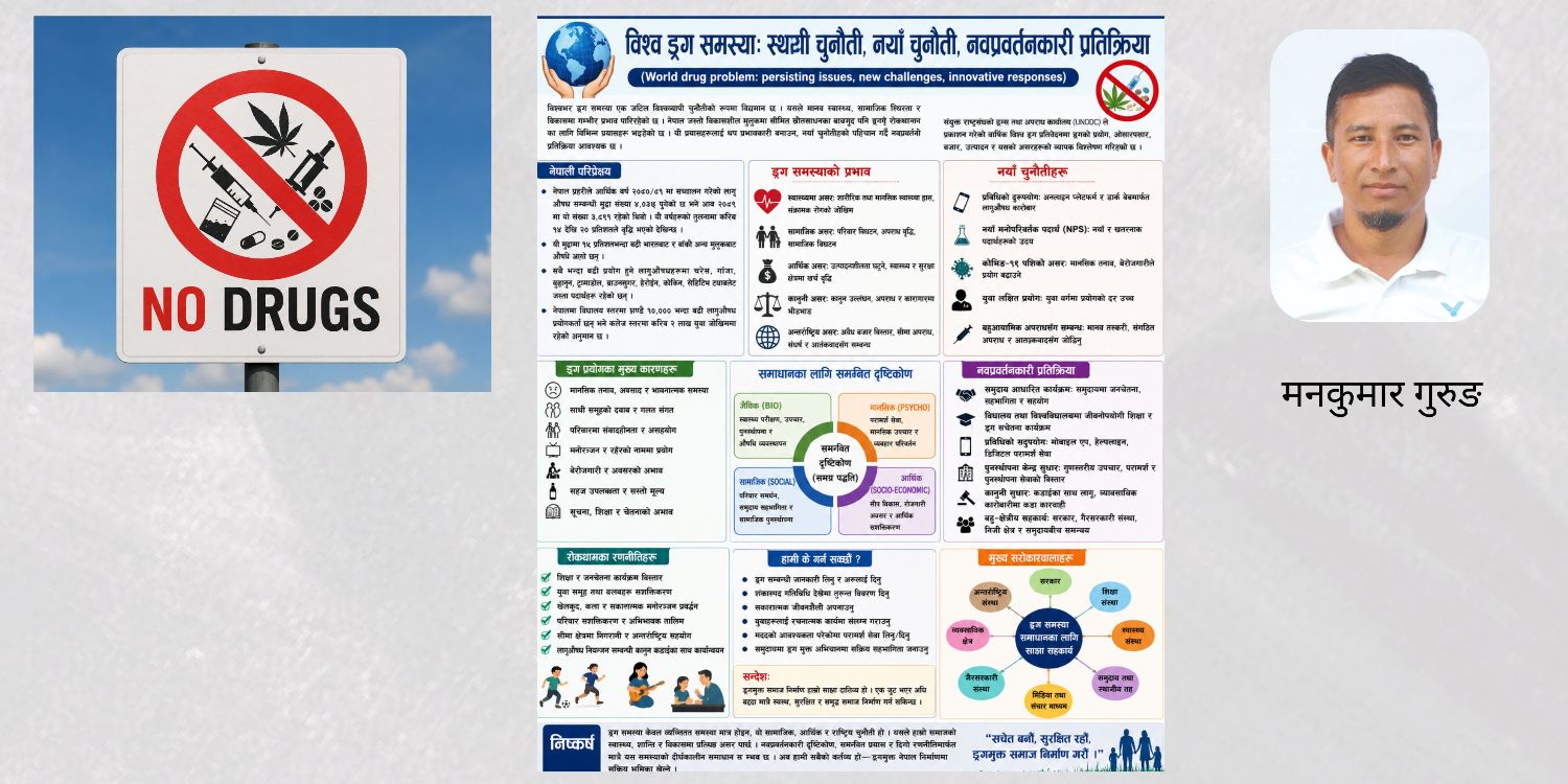 लागु पदार्थ खाएर बिग्रियो कि बिग्रेर खायो ?
