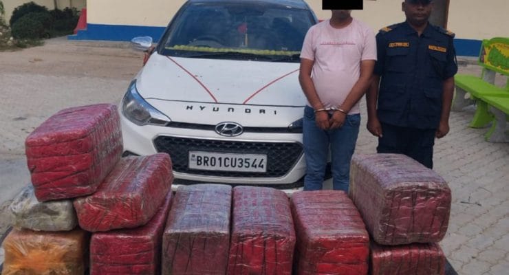 एक सय केजी गाँजासहित एक भारतीय नागरिक पक्राउ 