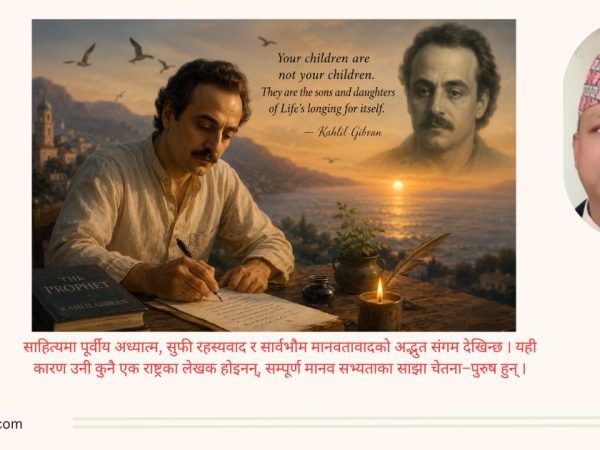 खलील जिब्रानः प्रेम, दर्शन र मानवताको अमर स्वर