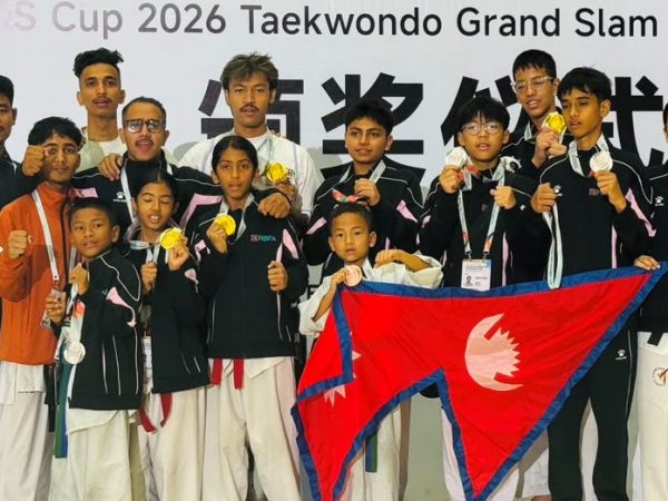 तेक्वान्दो ग्रान्डस्लामः नेपाललाई ४ स्वर्णसहित १५ पदक