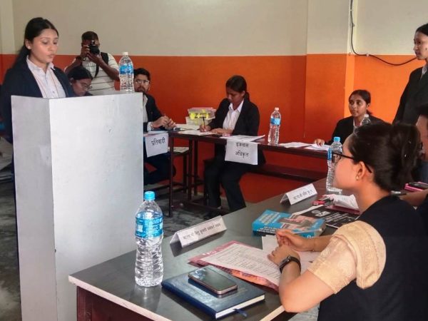 ब्राइट भिजन ल कलेजमा मूटकोर्ट प्रतियोगिता सुरु