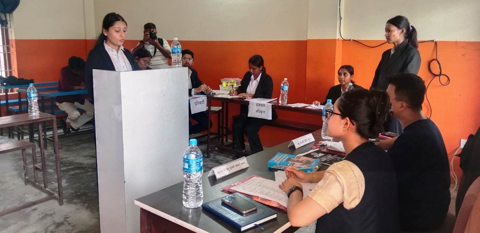 ब्राइट भिजन ल कलेजमा मूटकोर्ट प्रतियोगिता सुरु