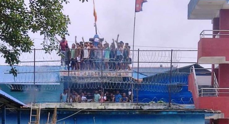 मोरङ कारागारमा खानतलासी, कैदीबन्दीको स्थानान्तरण तयारीपछि नाराबाजी र प्रदर्शन