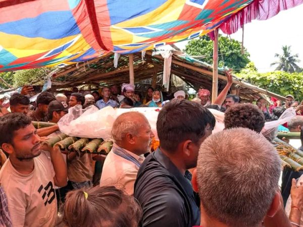 सहिद घोषणापछि रविन्द्र मेहताको अन्त्येष्टि