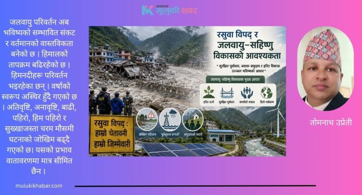 रसुवा विपद् र जलवायु–सहिष्णु विकासको आवश्यकता