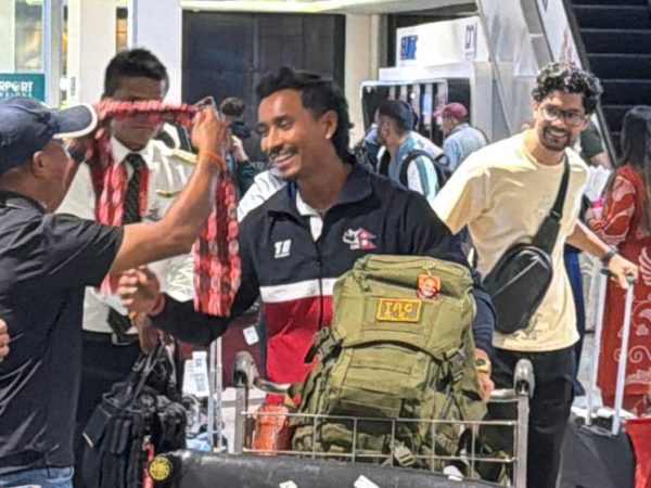 एसियाली खेलकुदबाट नेपाली क्रिकेट टोली स्वदेश फर्कियो