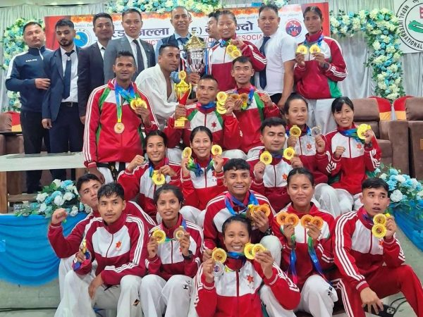 विभागीय टोली आर्मीलाई आइटीएफ तेक्वान्दोको उपाधि 